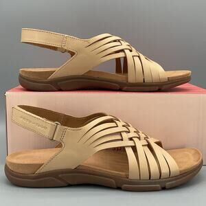 NEW Easy Spirit Women’s Mar Sandals Light Natural Size 9M